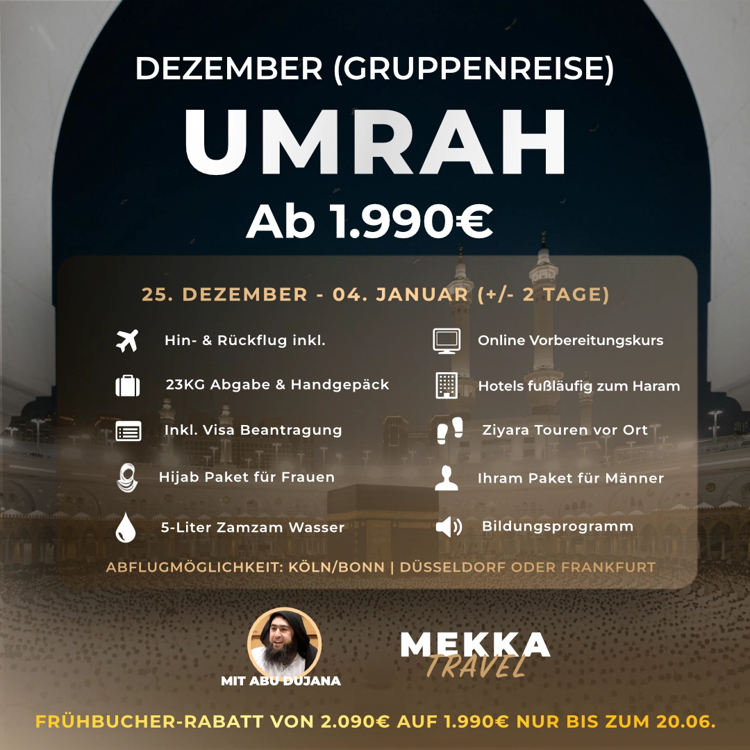 Umrah Dezember 2026 Winterferien