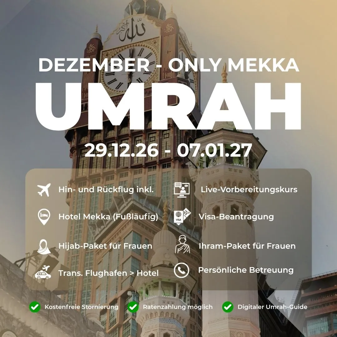 Umrah Only Mekka Dezember 2026