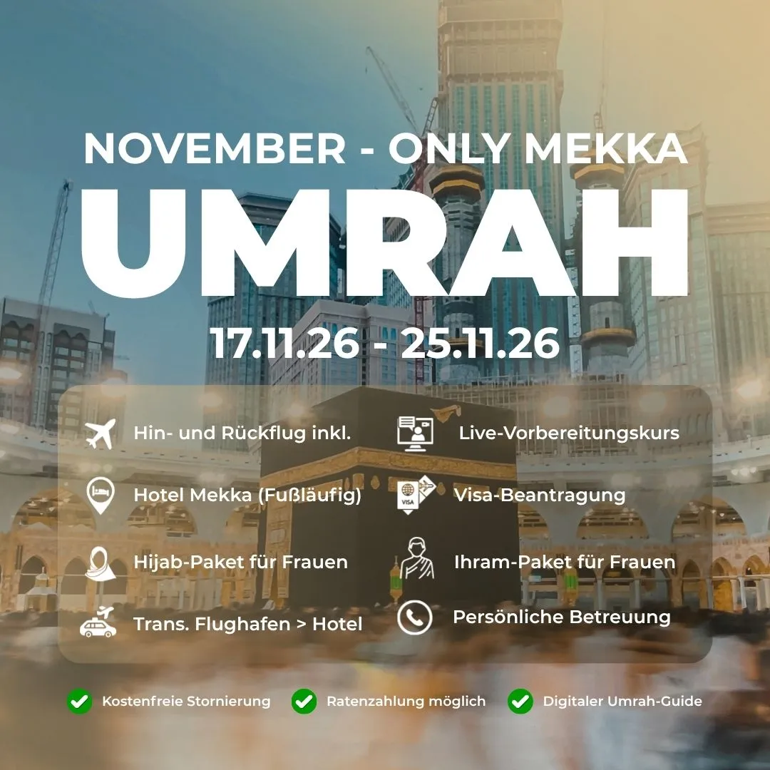 Umrah Only Mekka November 2026
